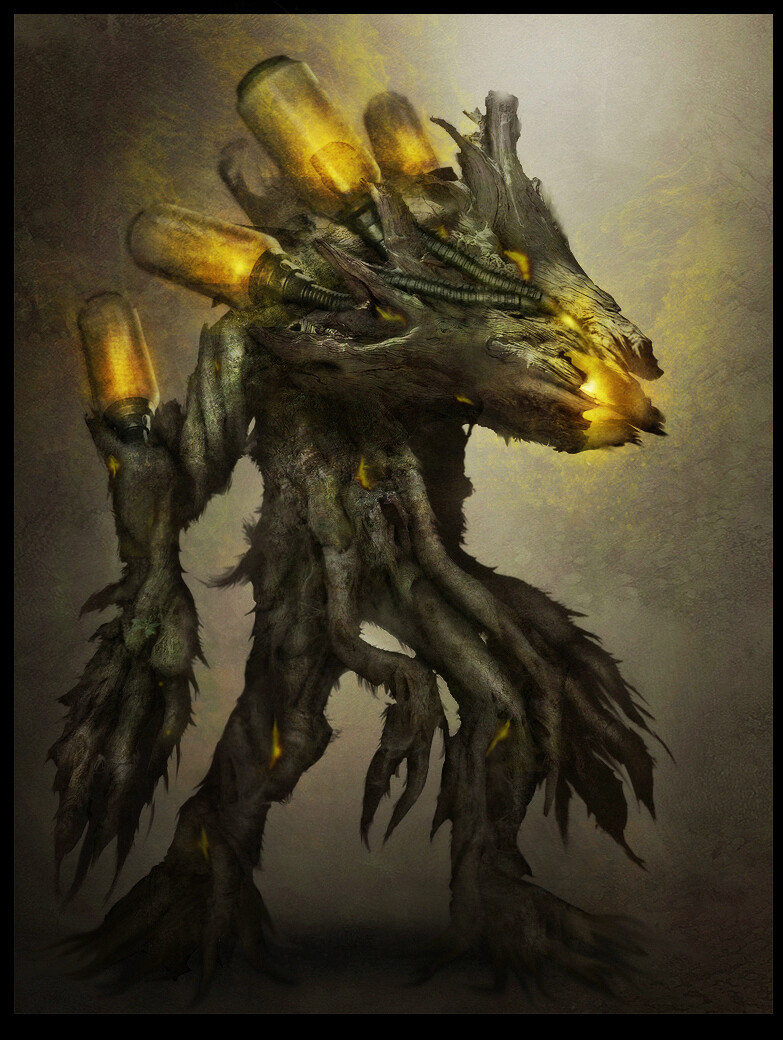 ArtStation - tree creature concept