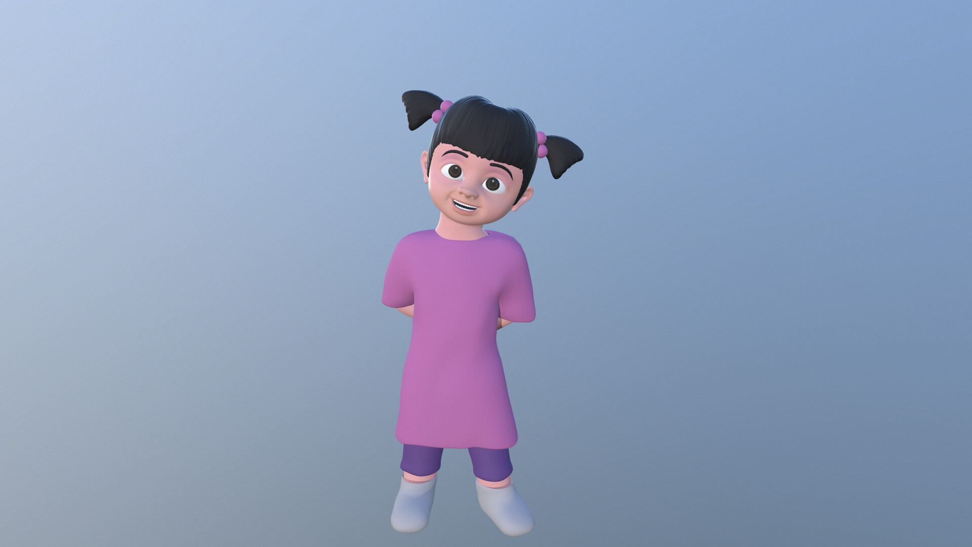 ArtStation - Boo Character from Monster Inc. animation