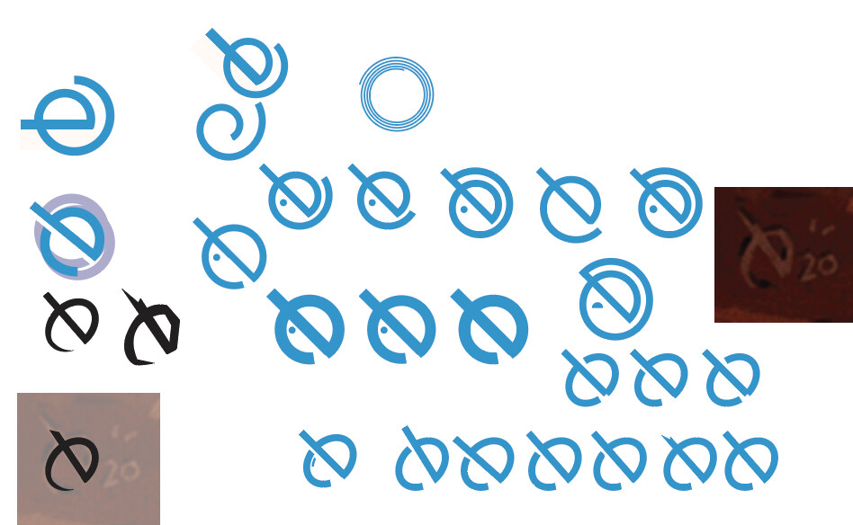 Early process looking for fun forms.