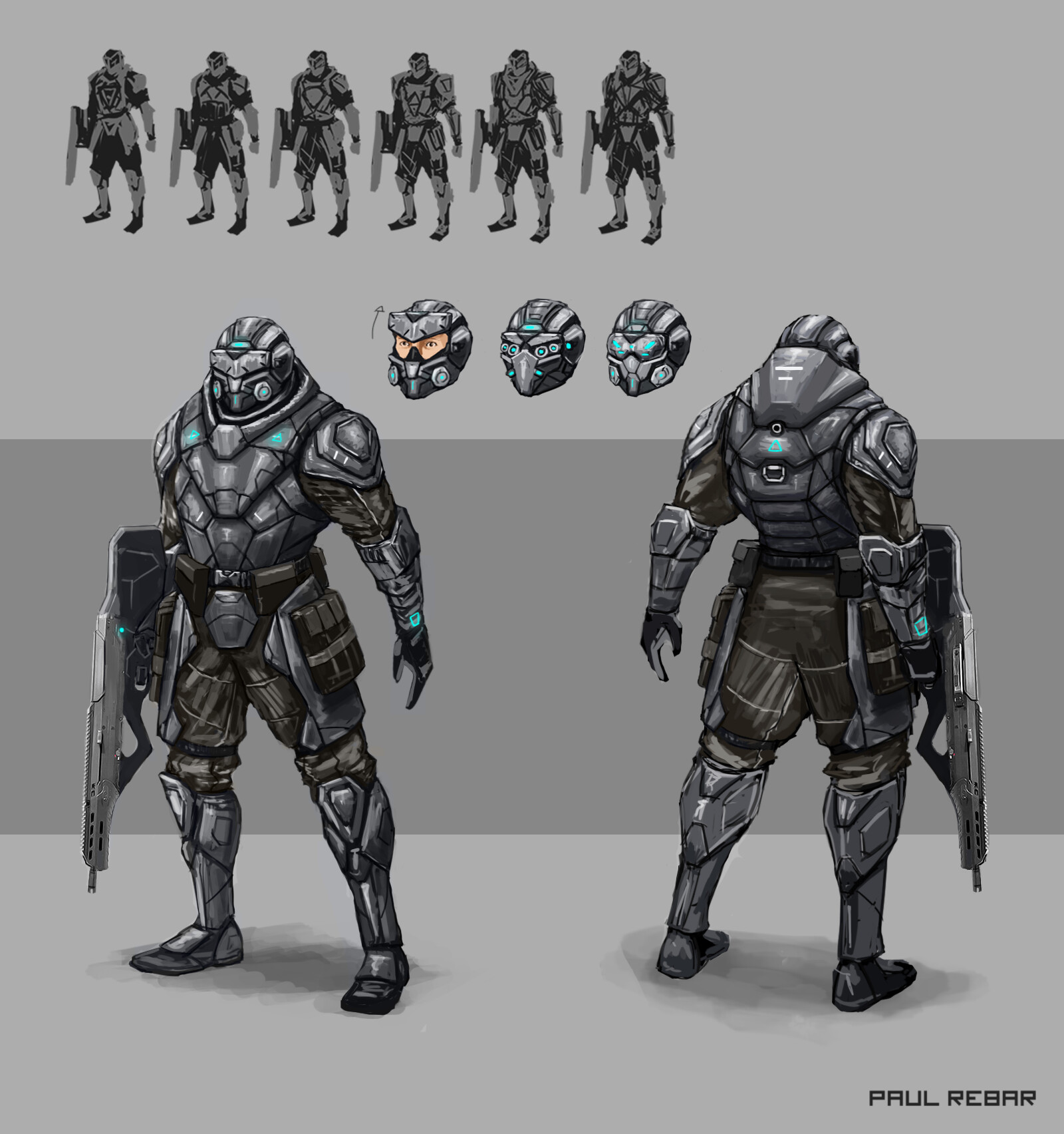 ArtStation - Sci Fi Black Ops Soldier