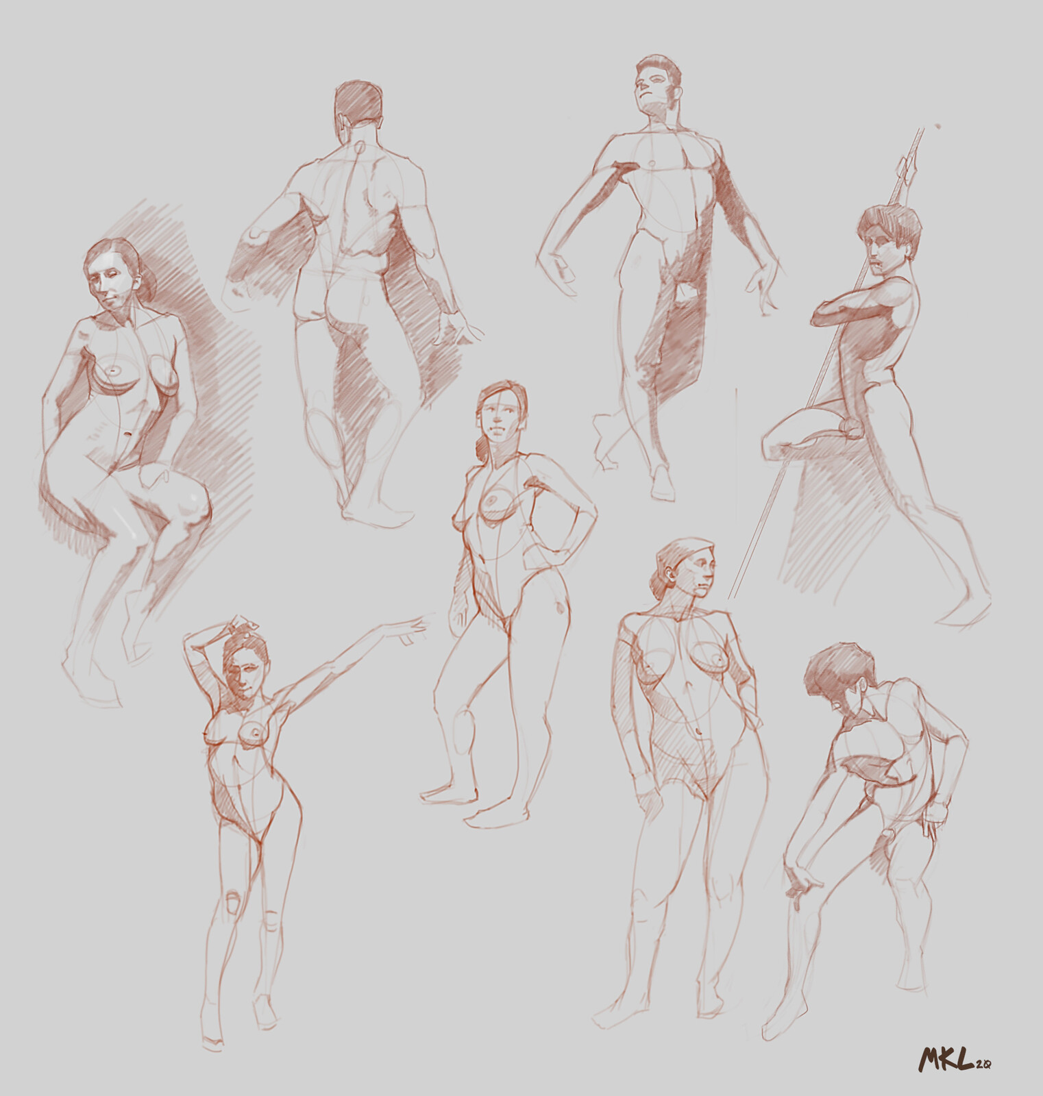 Quick figure sketching