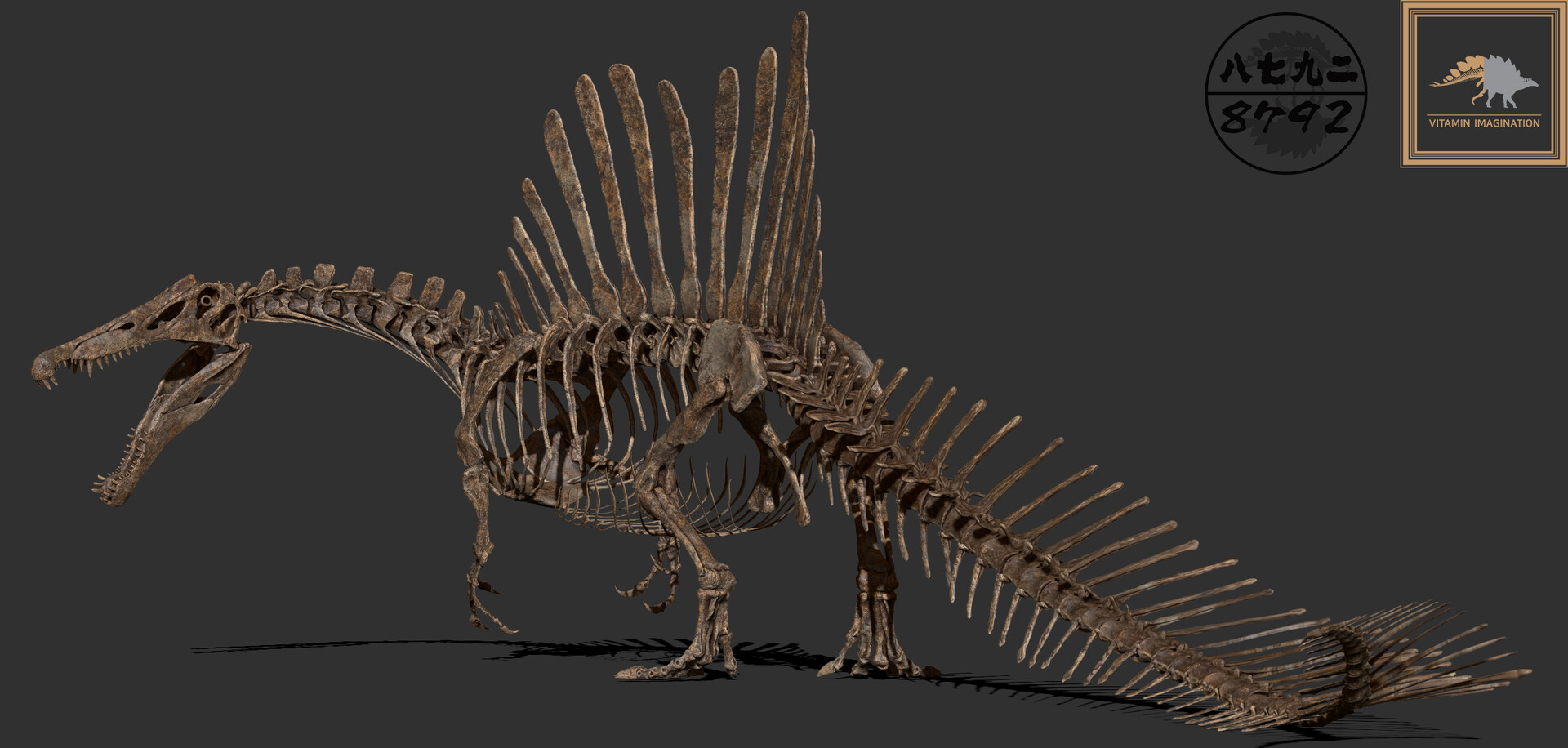 Vitamin Imagination - SPinosaurus skeleton 2020 ver