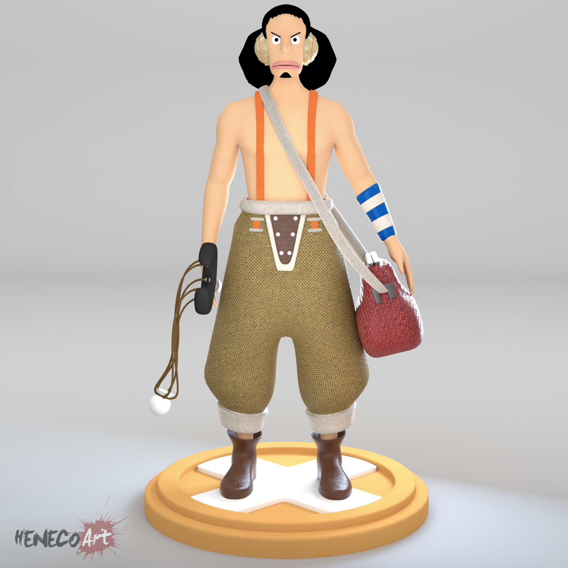 Artstation Captain Usopp One Piece Heneco Art