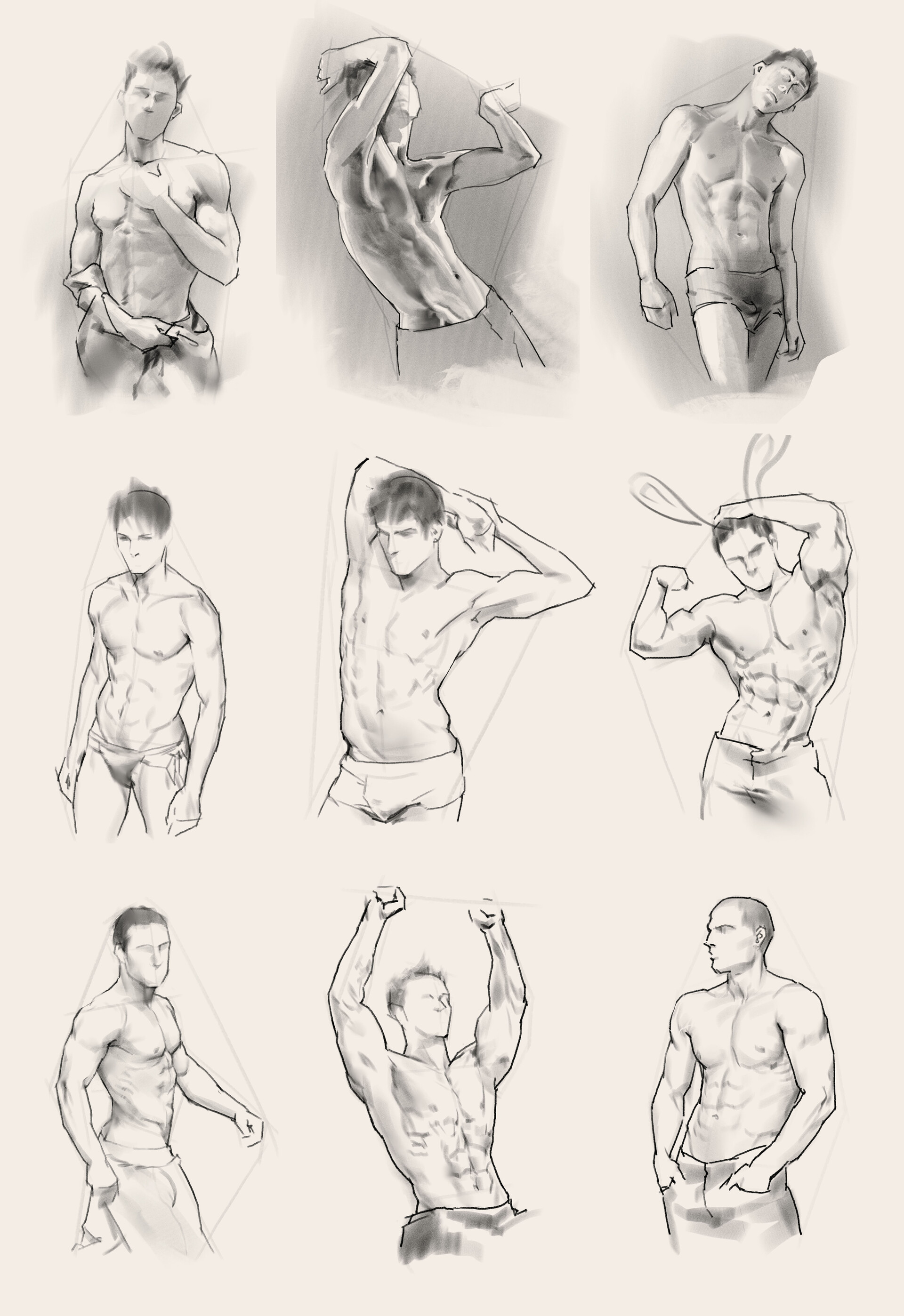 29614 Male Body Sketch Images Stock Photos  Vectors  Shutterstock