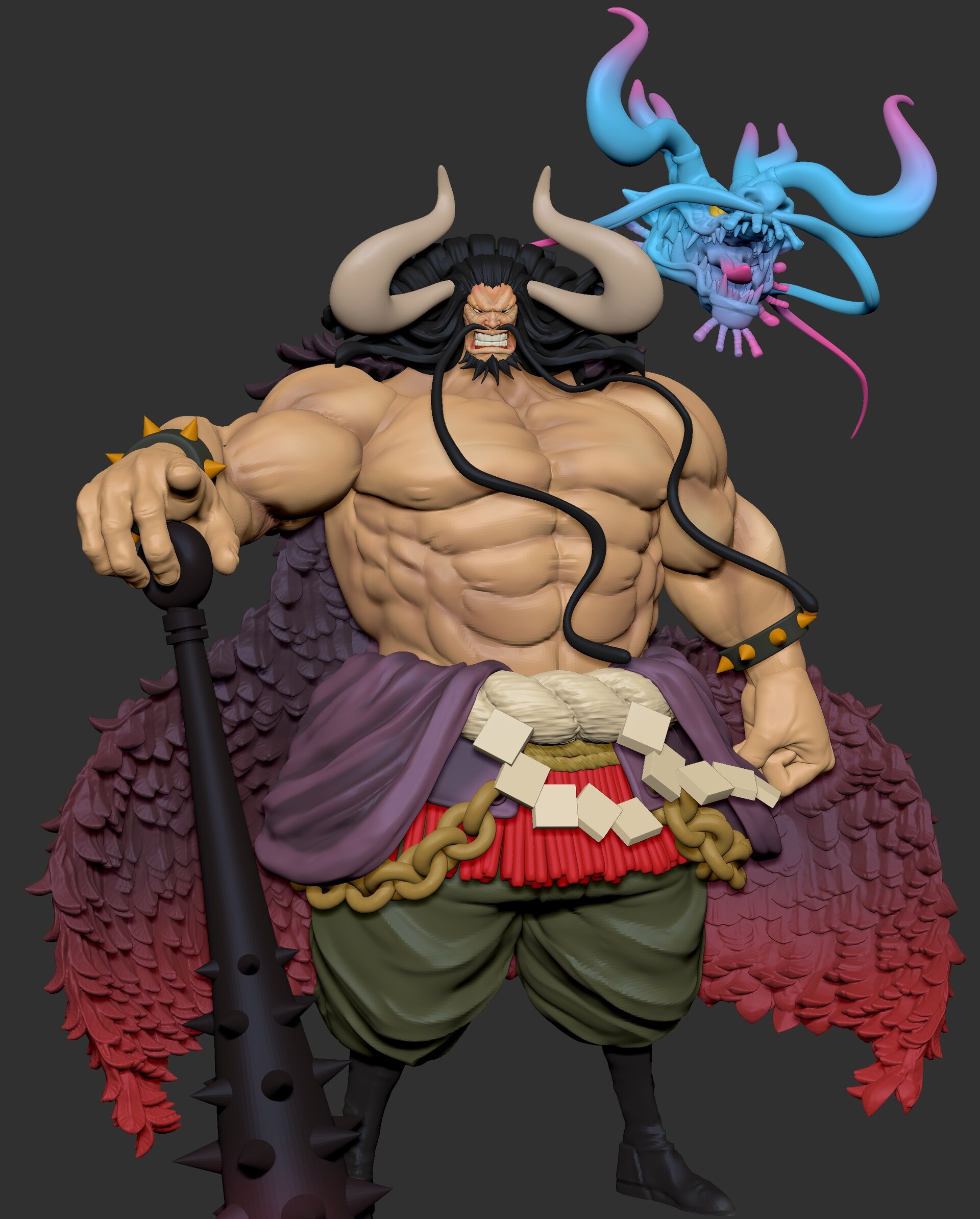 Mike Adrian Pring One Piece Kaidou Work In Progress