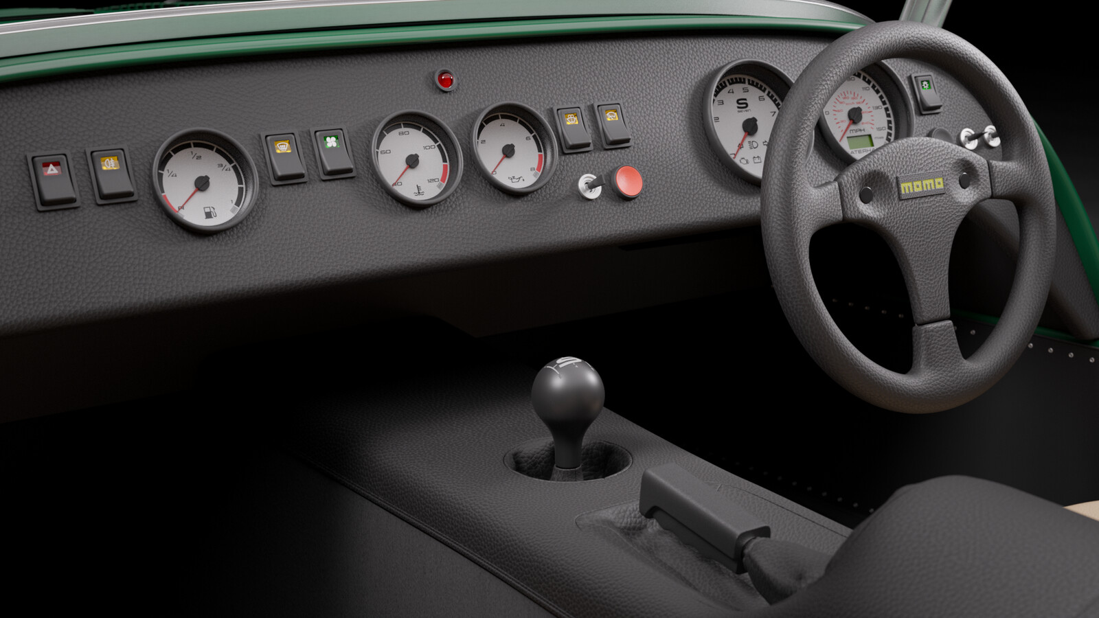 Bogdan Stan Caterham Studio Renders