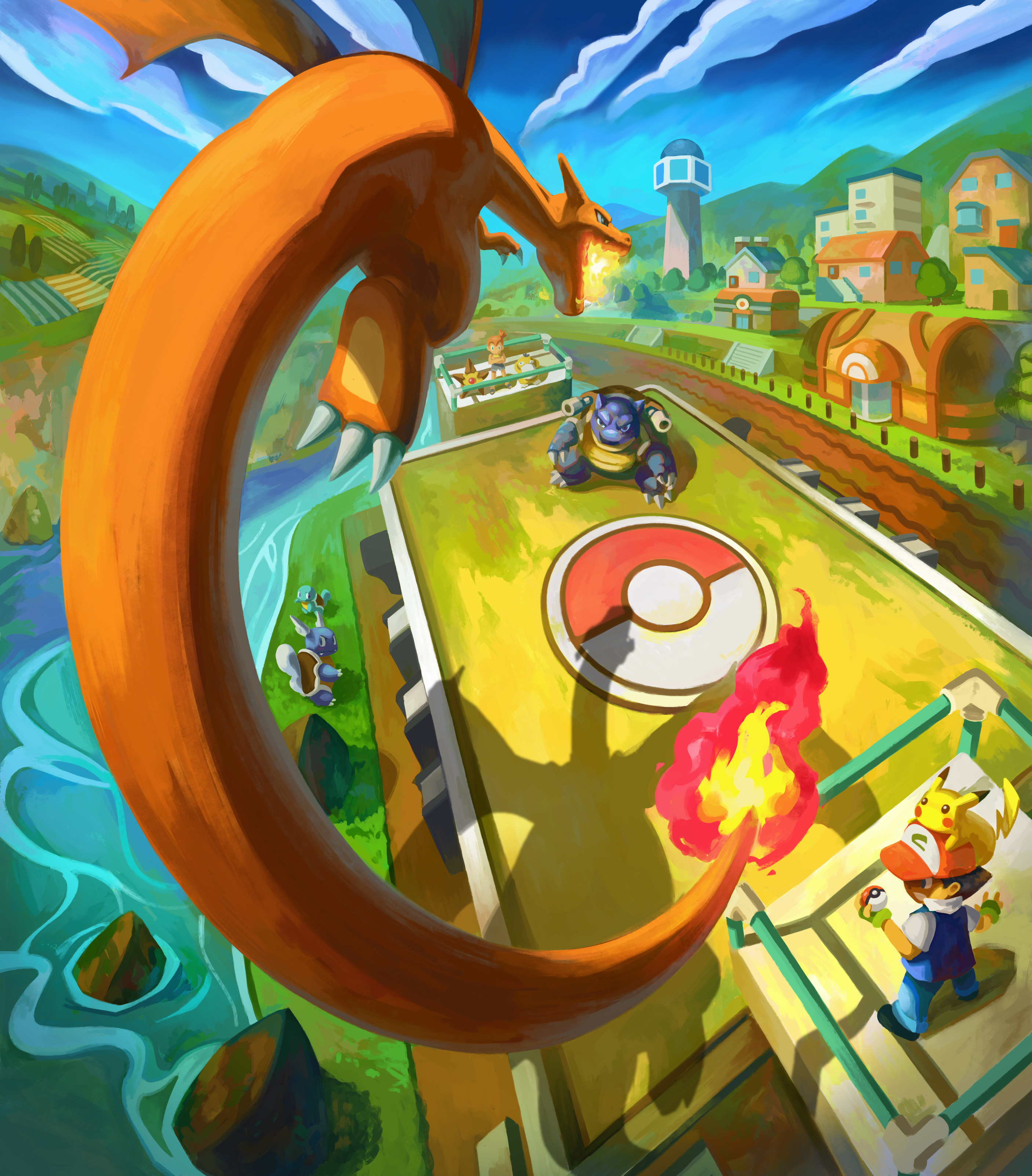 Pokemon Stadium Wallpaper Pokémon Stadium Físico En Caja Con