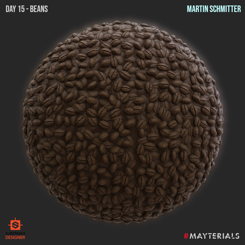 Mayterials - Day 15 - Beans (Coffee Beans)