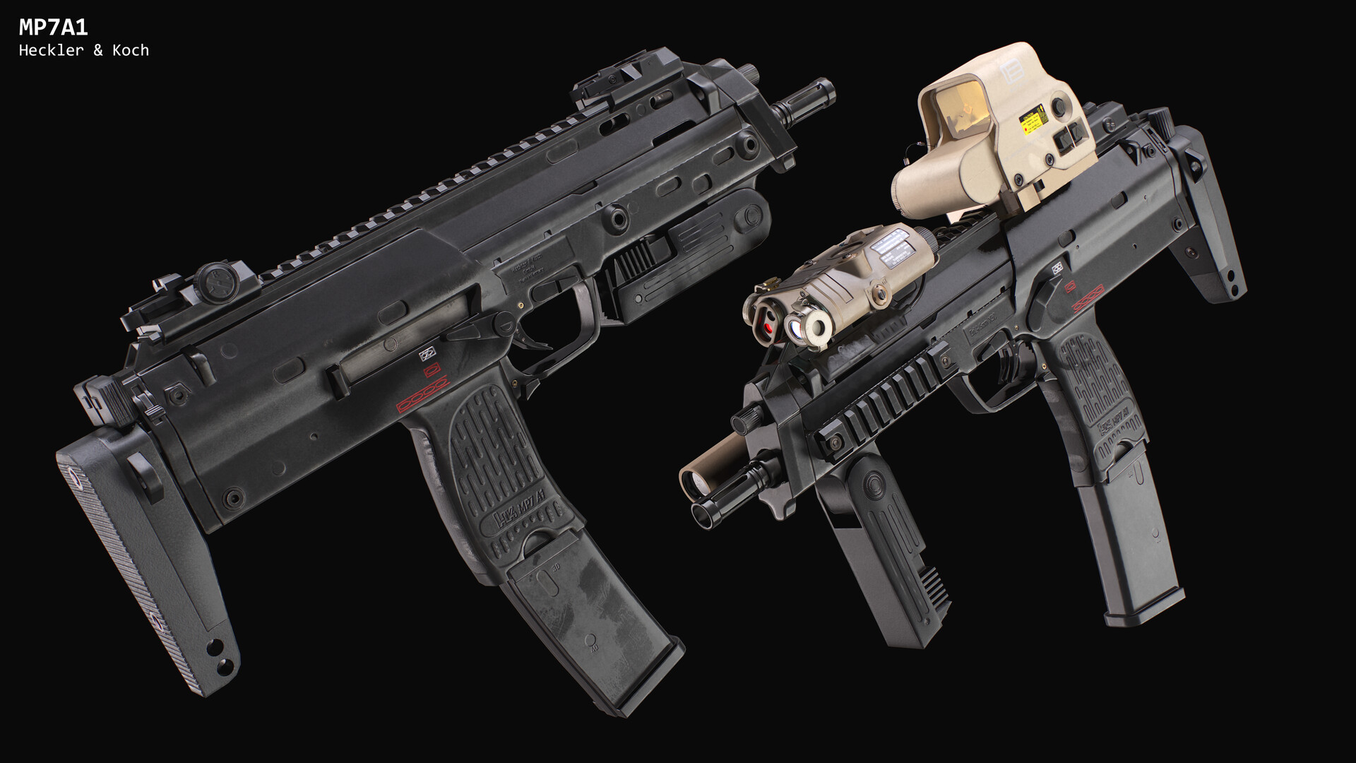 ArtStation - H&K MP7A1