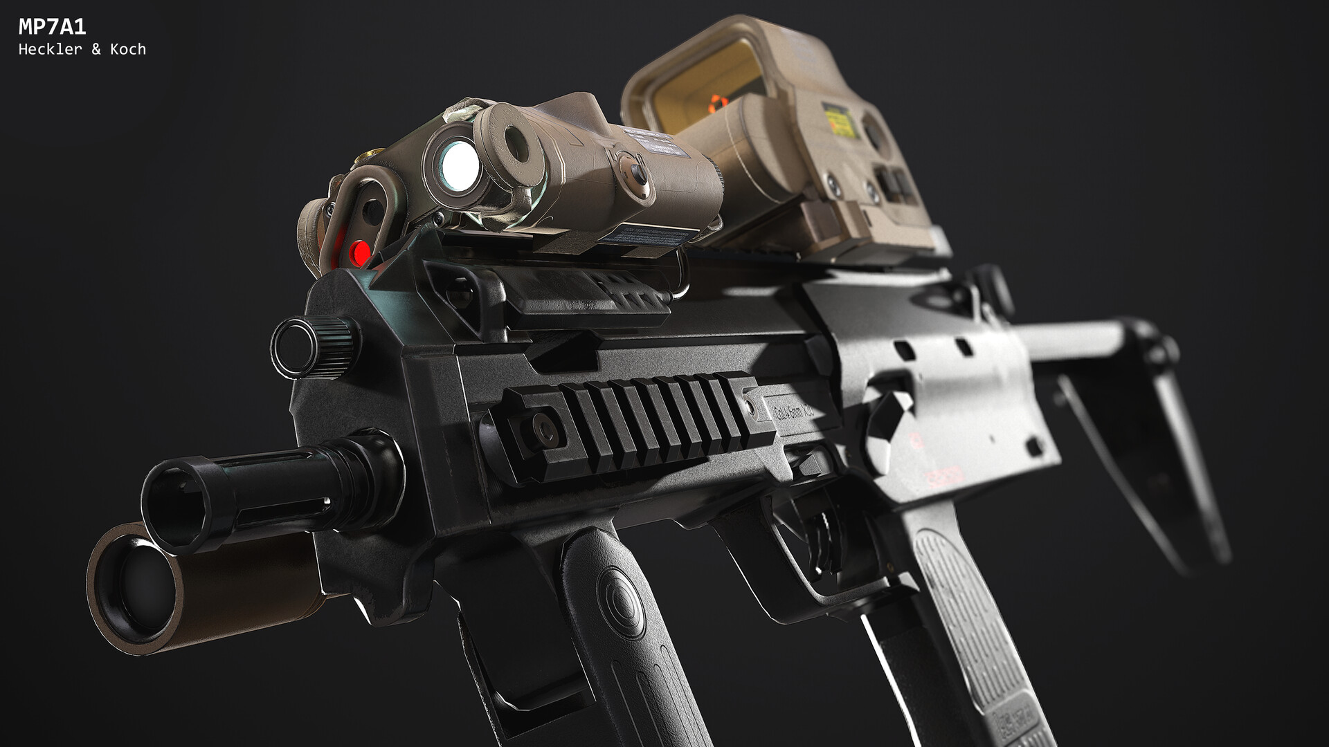 ArtStation - H&K MP7A1
