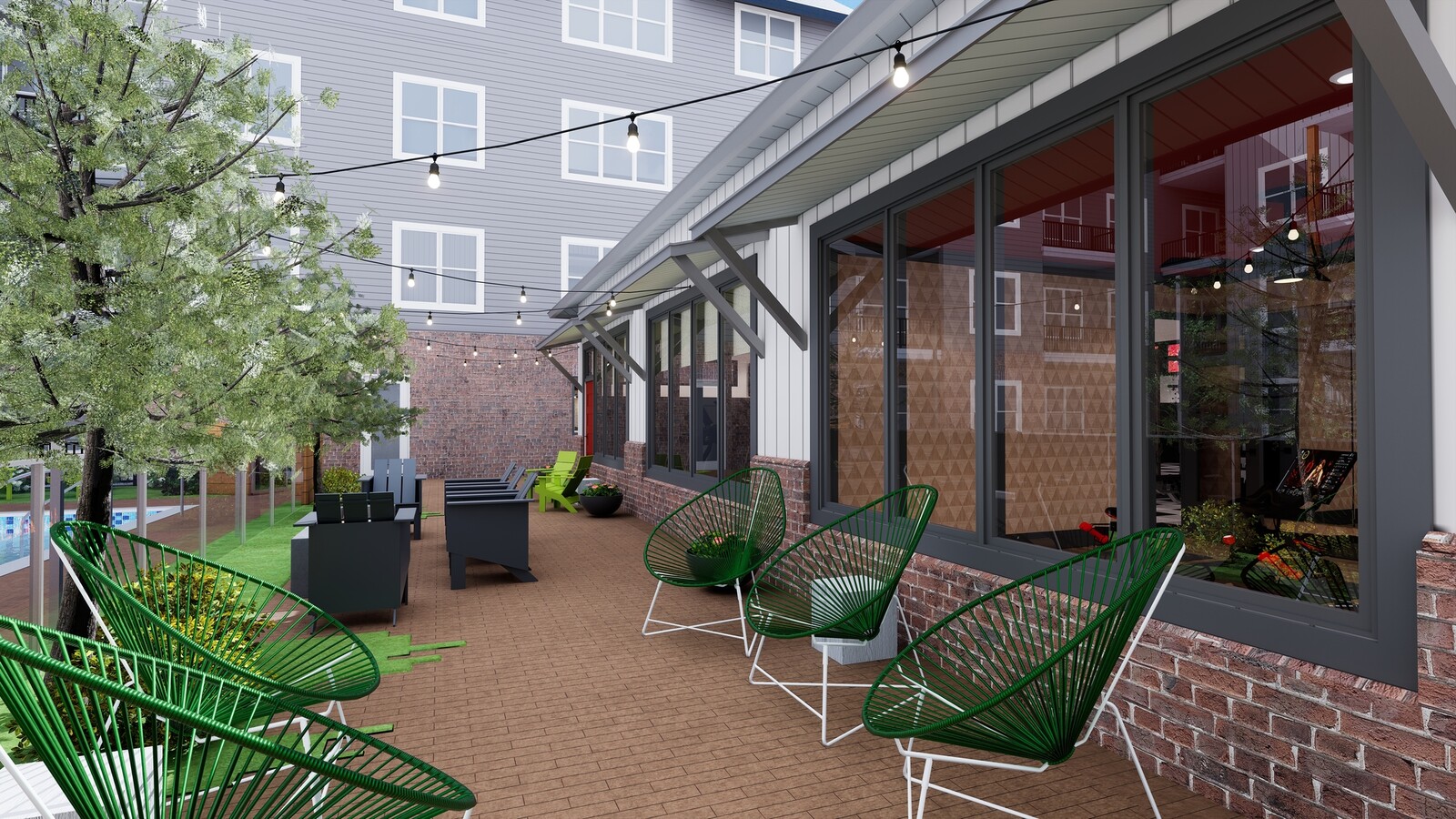 Pool Courtyard