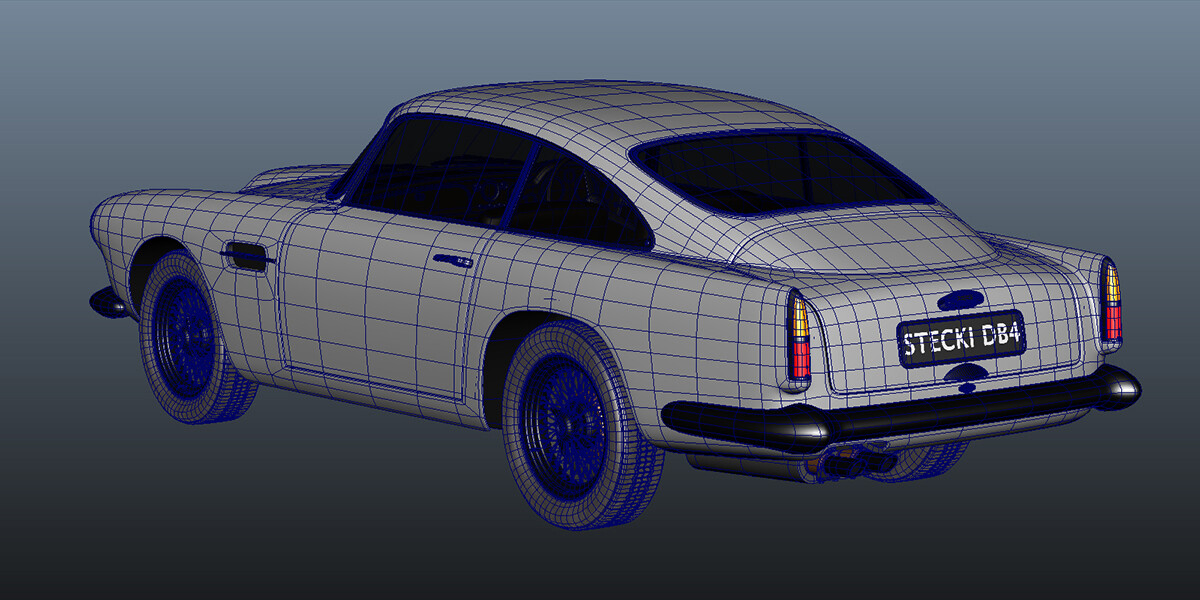 Stecki 3D - 1960 Aston Martin DB4