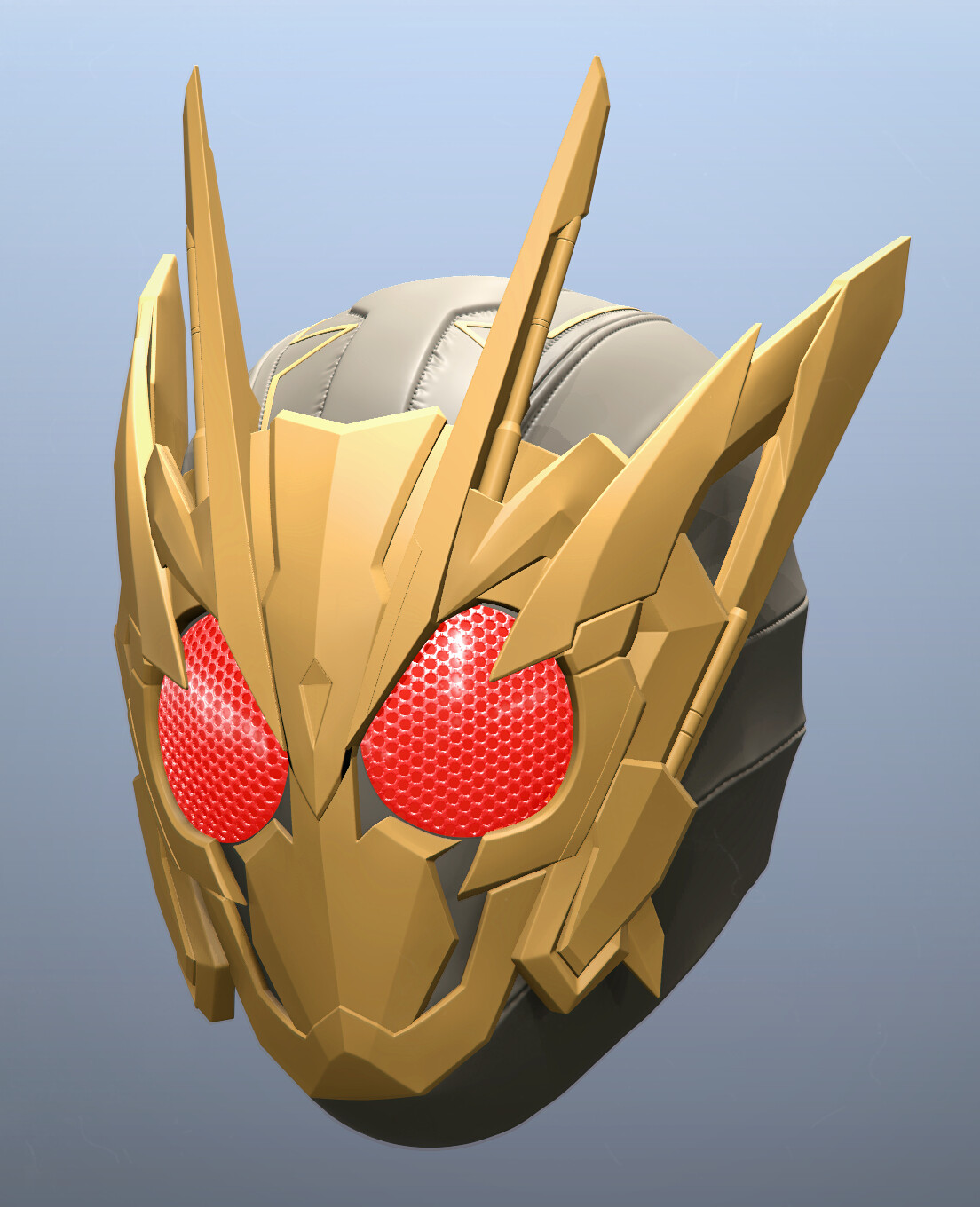 LOONG NICK - kamen rider zero one 01 helmet 3d work PART2