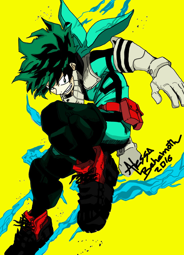 ArtStation - Izuku Midoriya aka DEKU