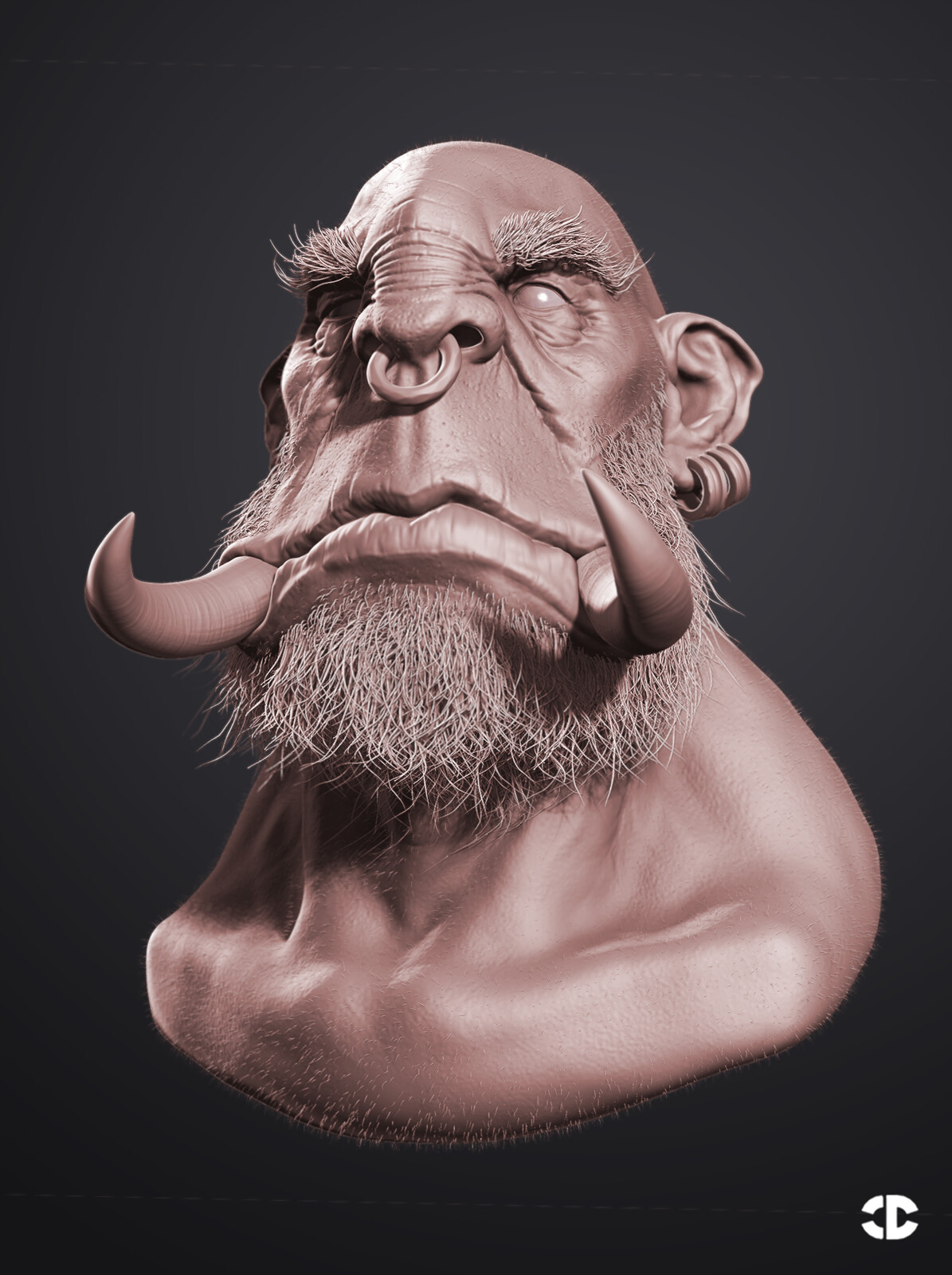 Orc Bust