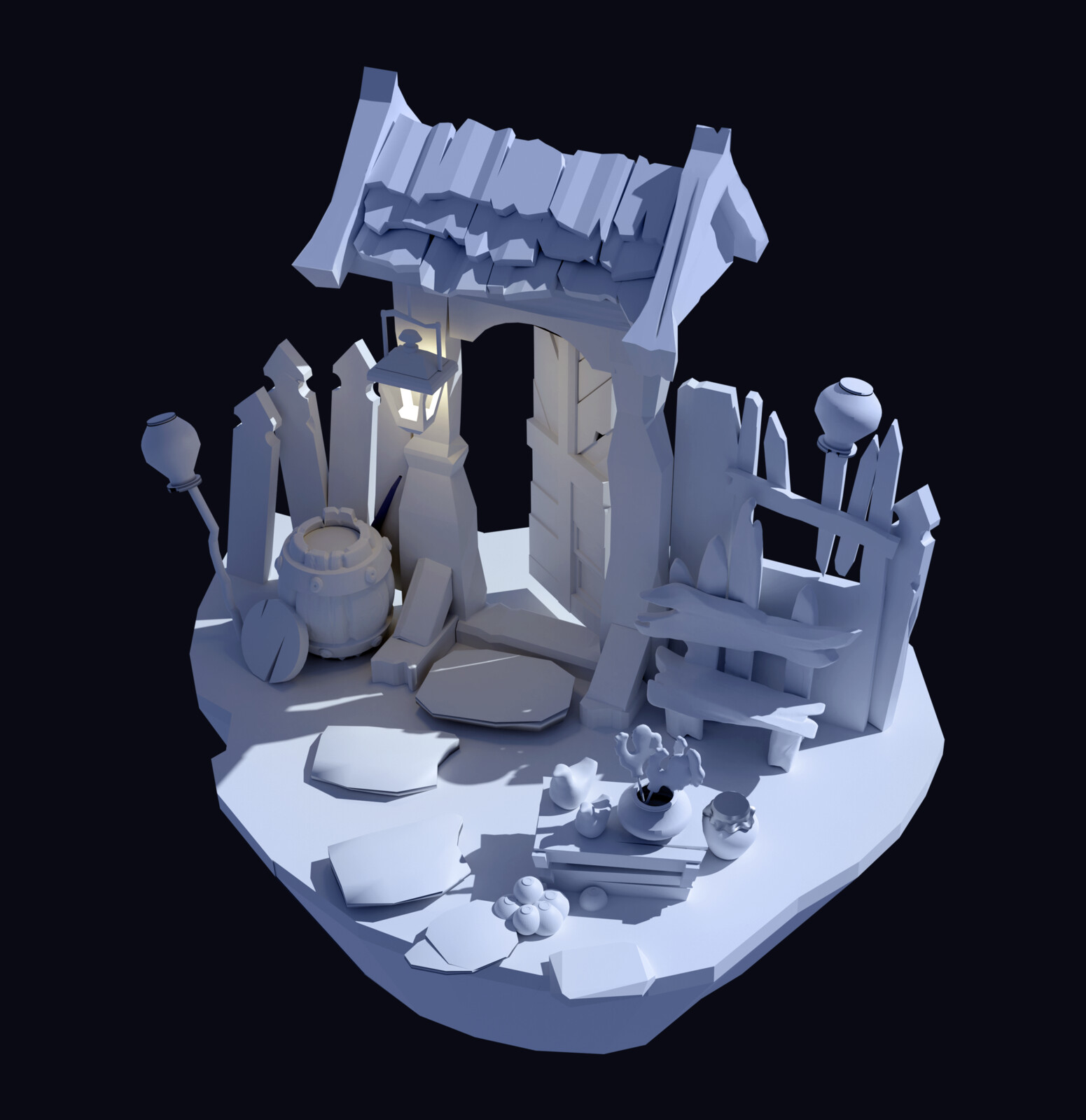 3D model in Blender