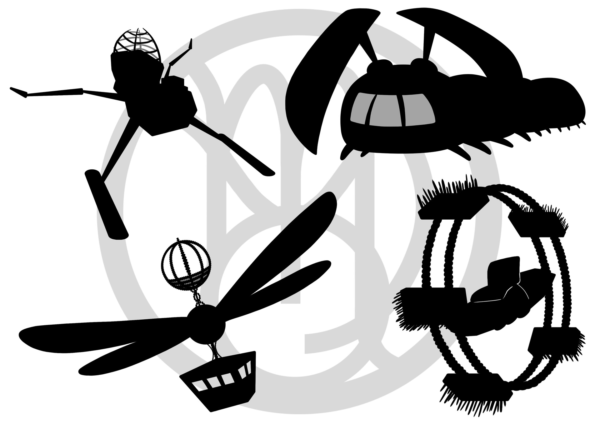 Ian Lou - [Concept Art] Silhouettes