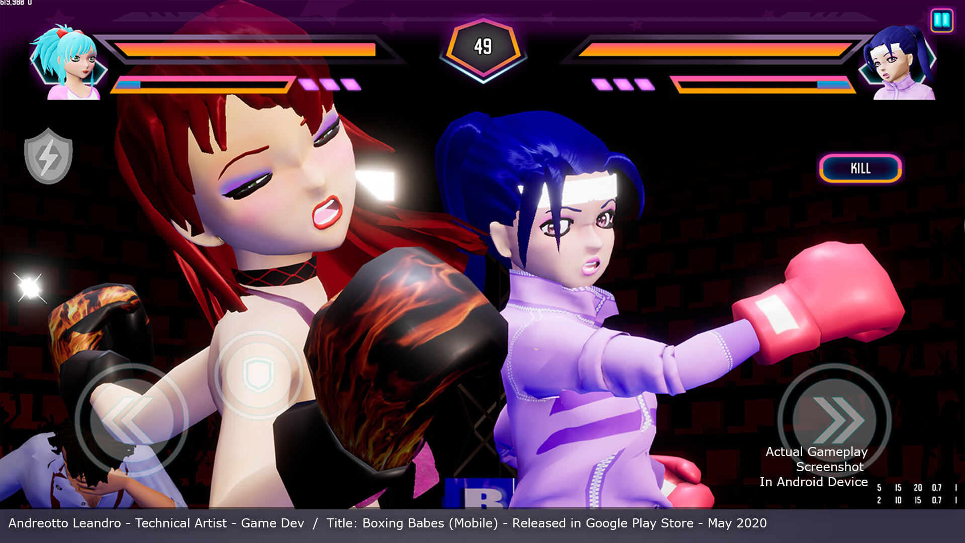 Leandro Andreotto Boxing Babes Mobile Game