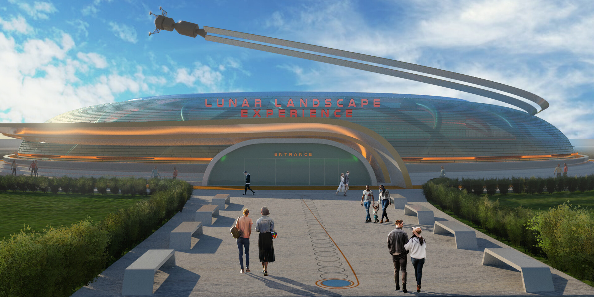 ArtStation Back to Space Lunar Landscape Experience Concept