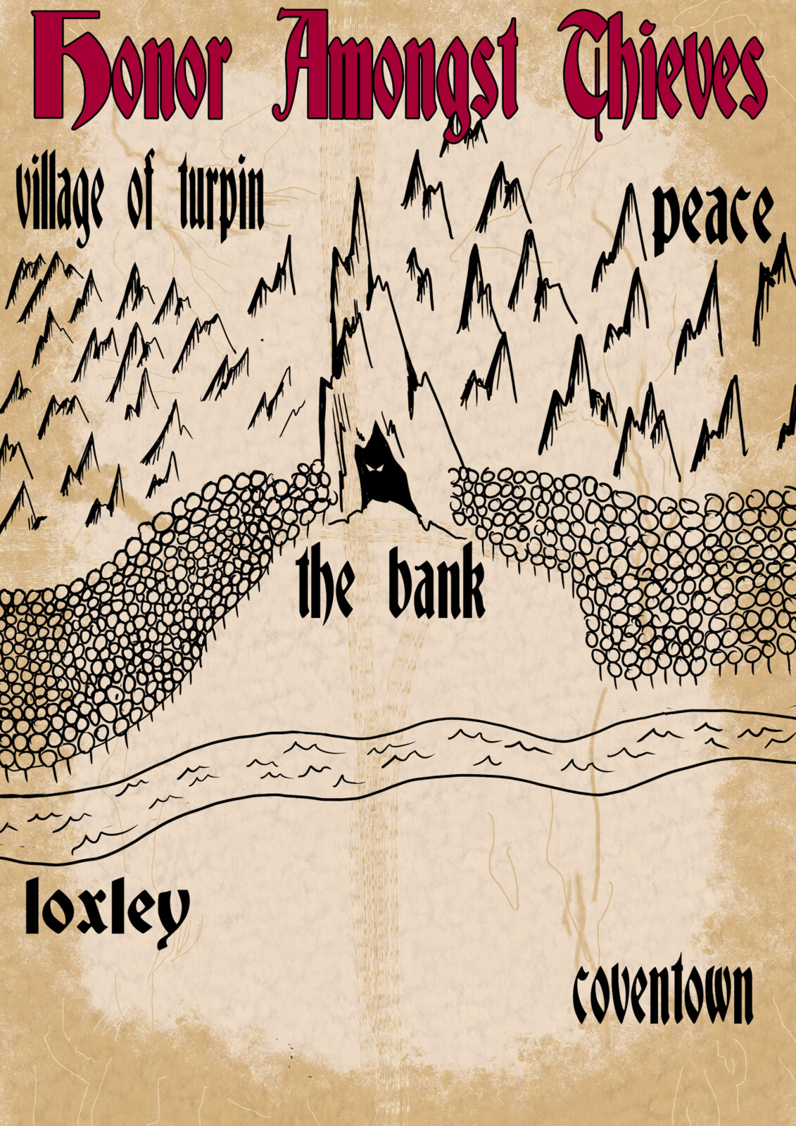 My map skills need some work.    If I use these designs, i will clean up the map