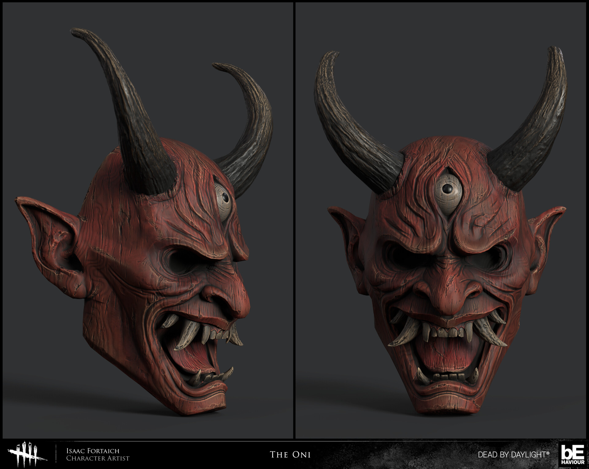 Isaac Fortaich The Oni Mask Weapons