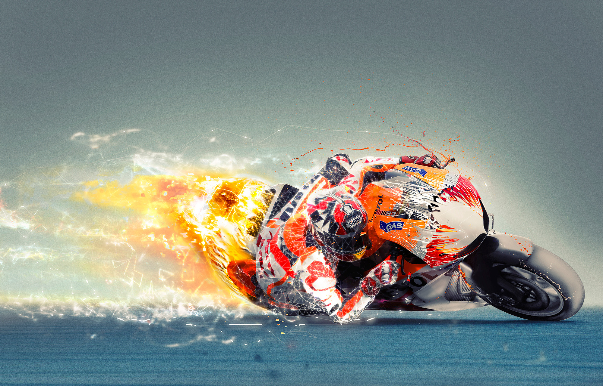 ArtStation - MotoGP - Marc Marquez illustration