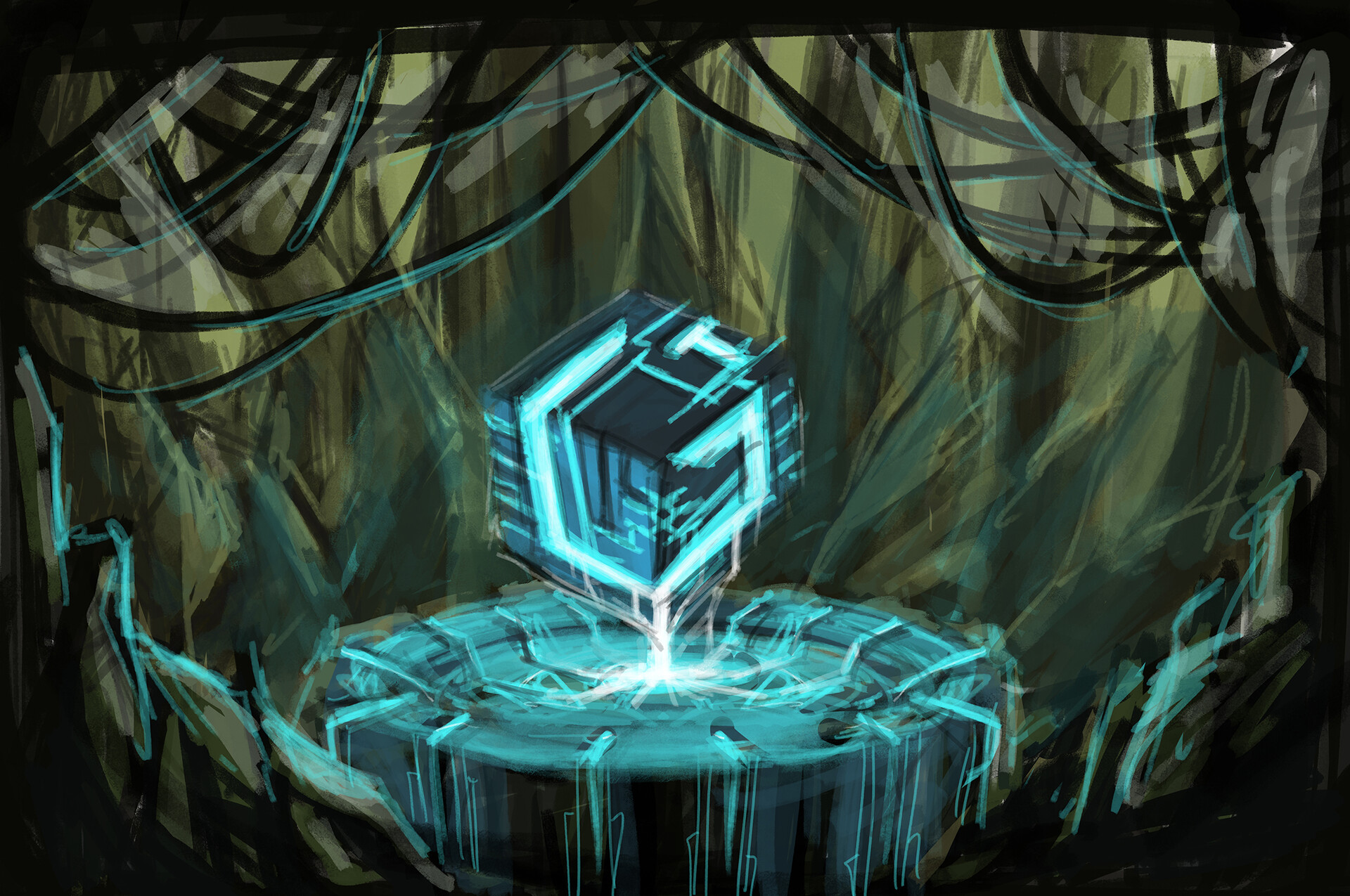 Artstation Game Theory Mtg Championship Playmat Nicholas Fair