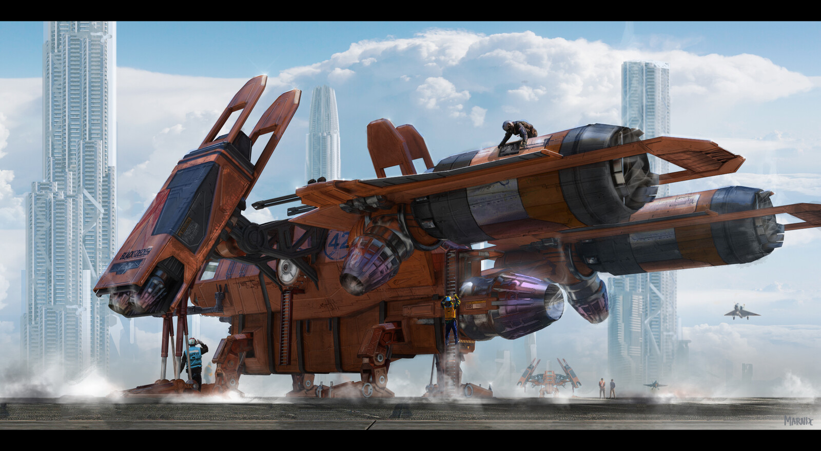 Colony Cargo hauler maintenance