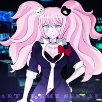 Mikan Tsumiki Junko Enoshima Hd Wallpaper Danganronpa