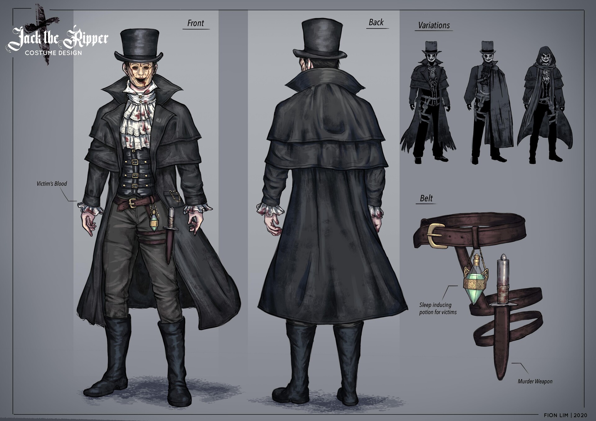 ArtStation - Jack The Ripper - Costume Design