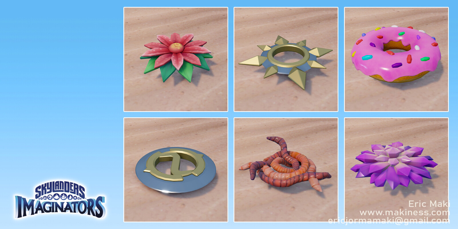 Create Your Own Skylander Throwing Weapons