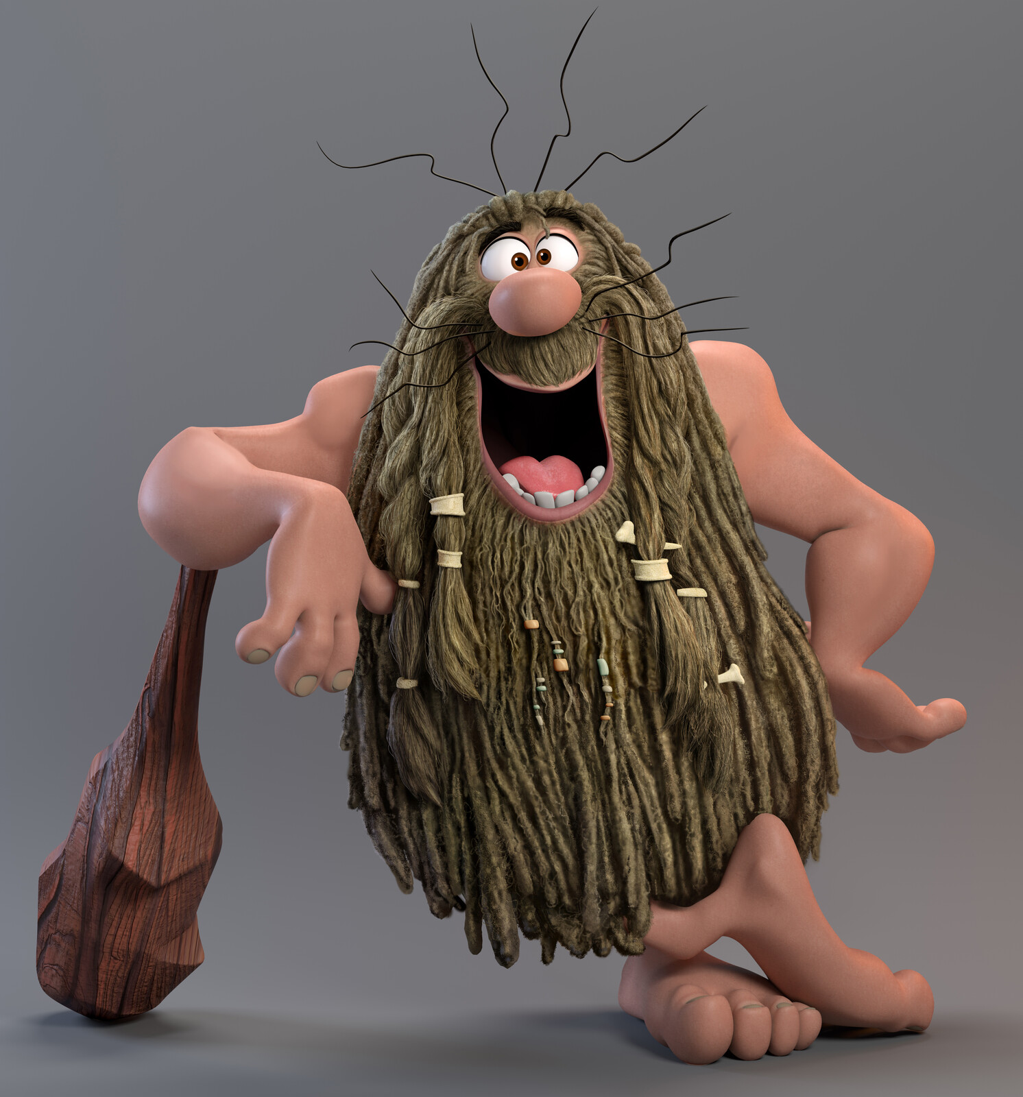 captain caveman stuffed animal