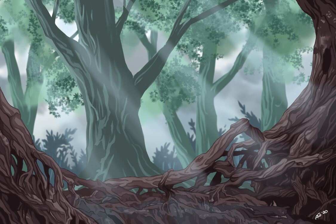 Artstation Forest Background Environment Concept Alan Gallo