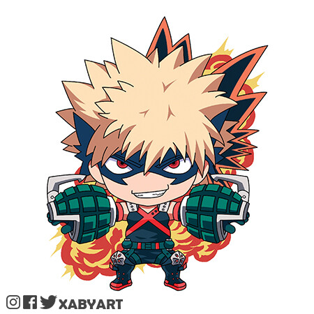 Xaby Art Katsuki Bakugo