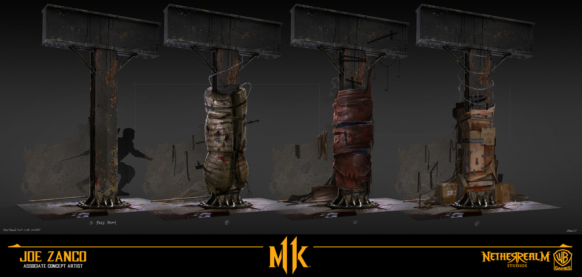 Artstation Mortal Kombat 11 Concepts Black Dragon Fightclub Joe Zanco