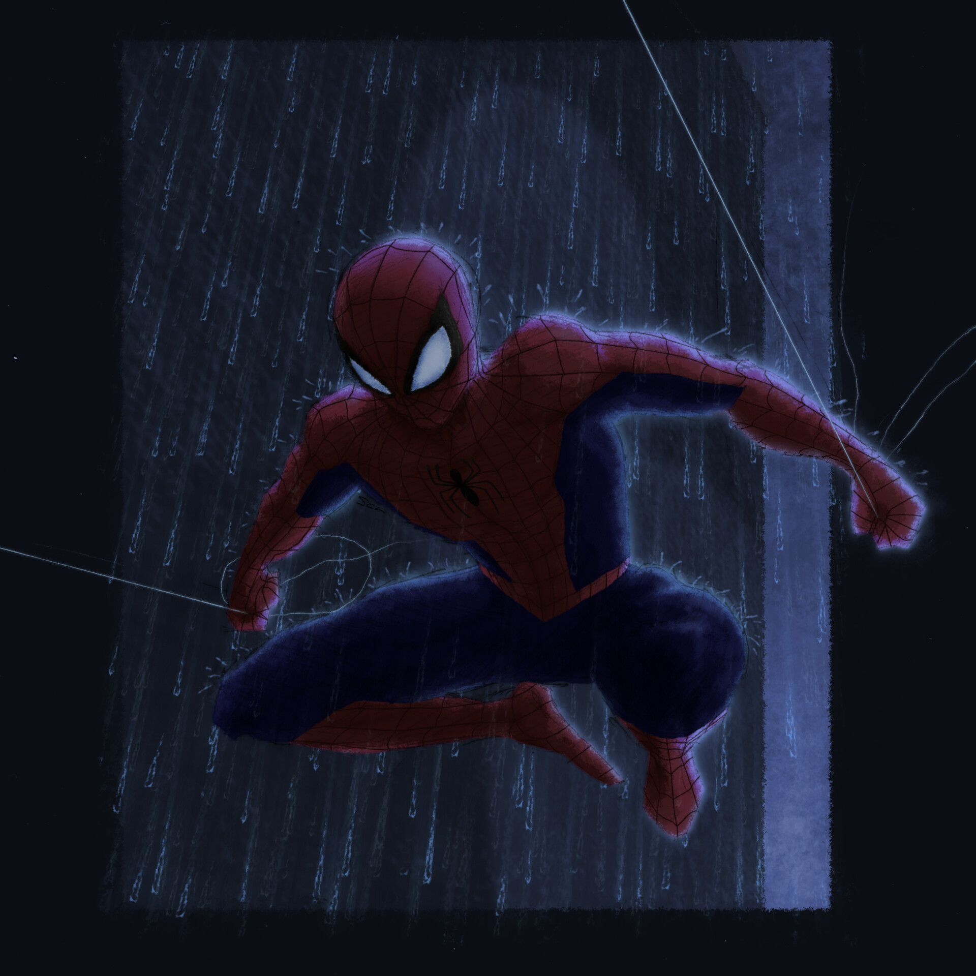 Scrillrock TDC - Spider-Man - Zipping in the Rain