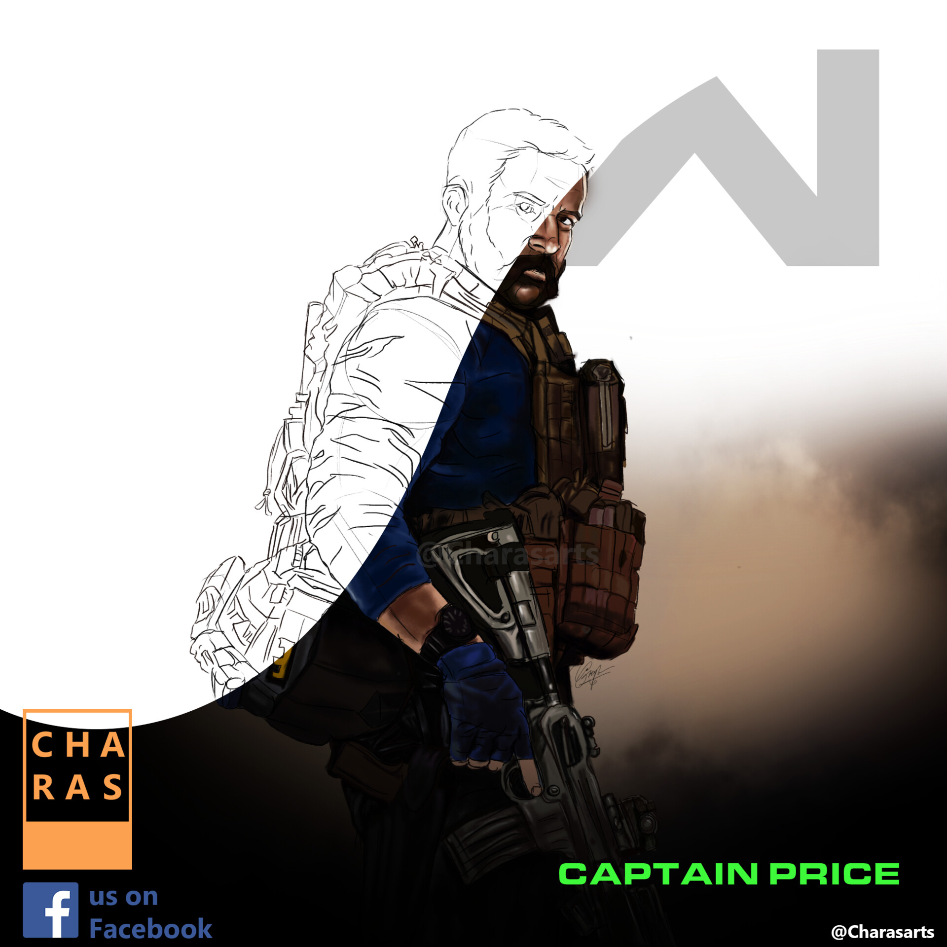 eivor captain price digital arts by