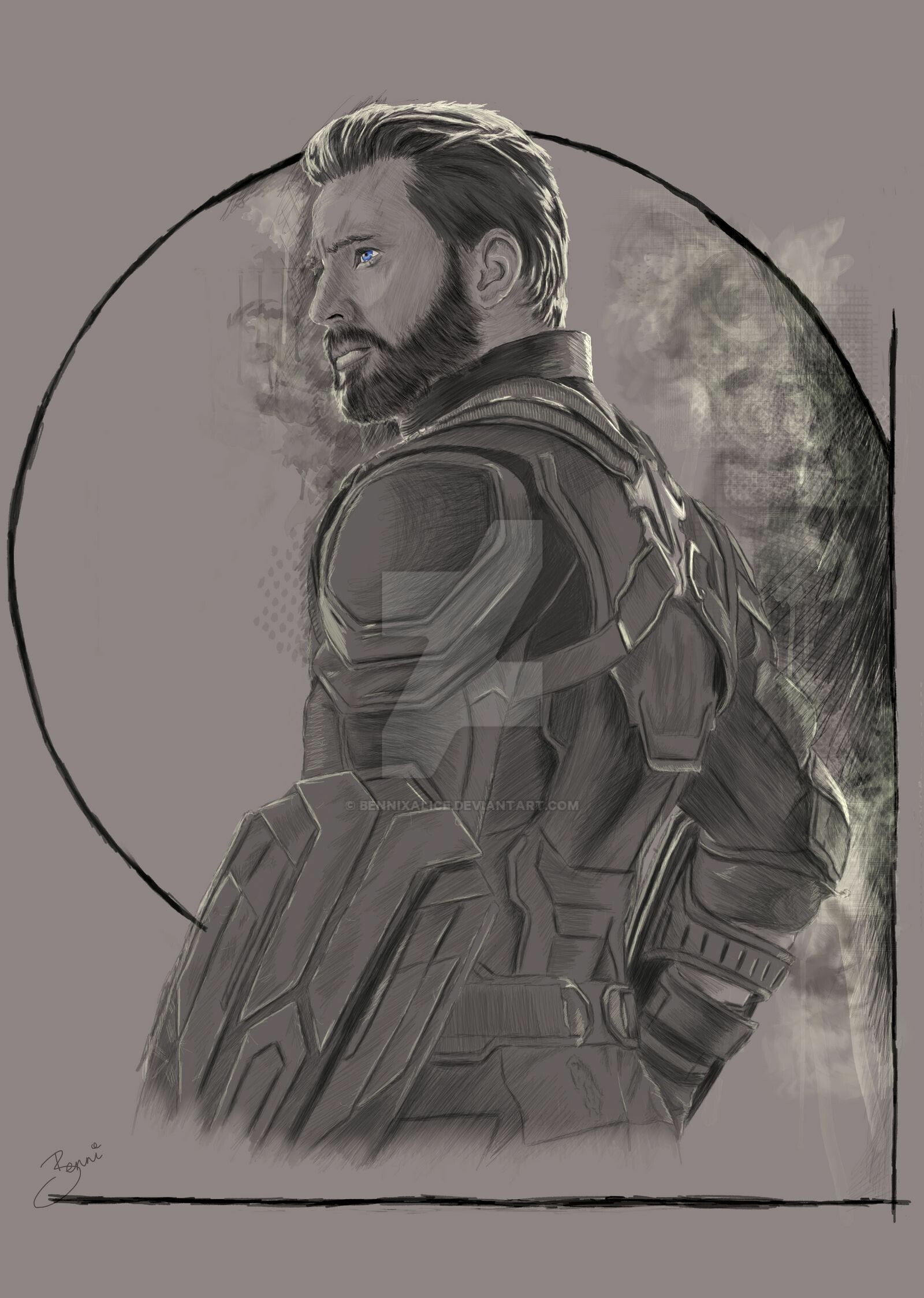 Drawing Captain America: Civil War | Steve Rogers vs Tony Stark - YouTube