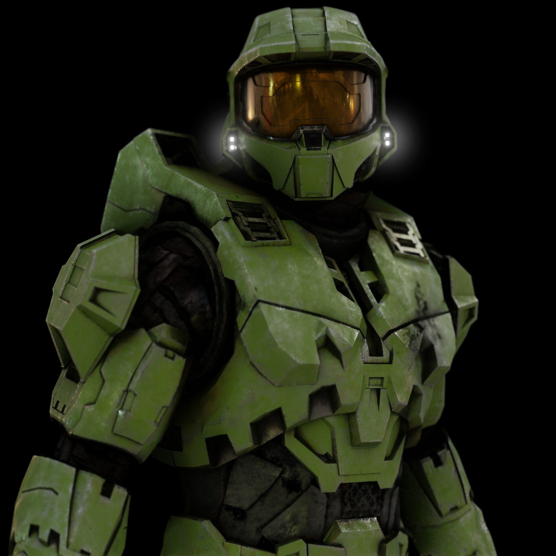 Artstation Halo Infinite Master Chief Textures Model Setup Glitch5970