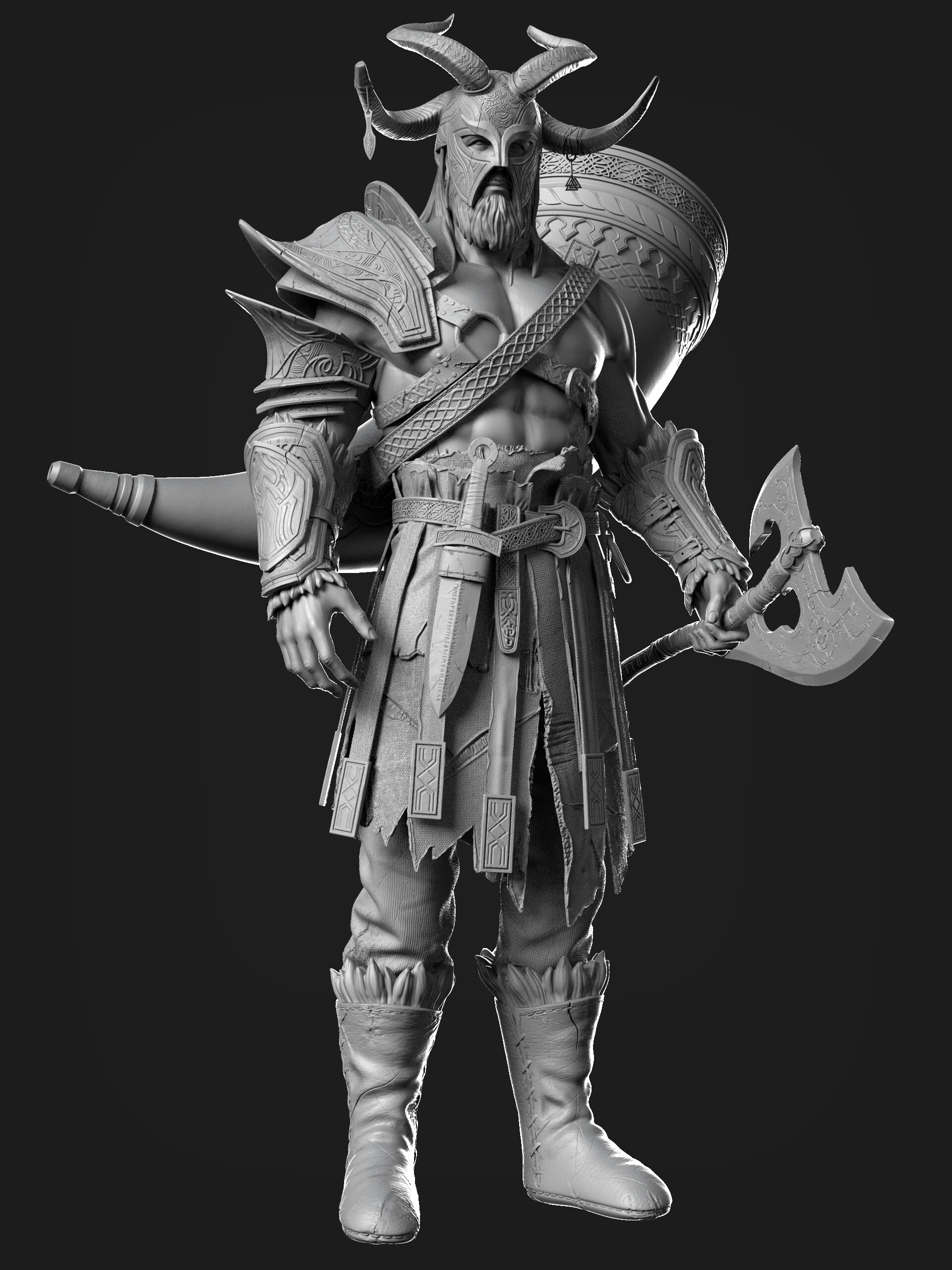 Artstation Heimdallr God Of War Inspired Character Alex Tomasino Artstation Heimdallr God Of War Inspired Character Alex Tomasino