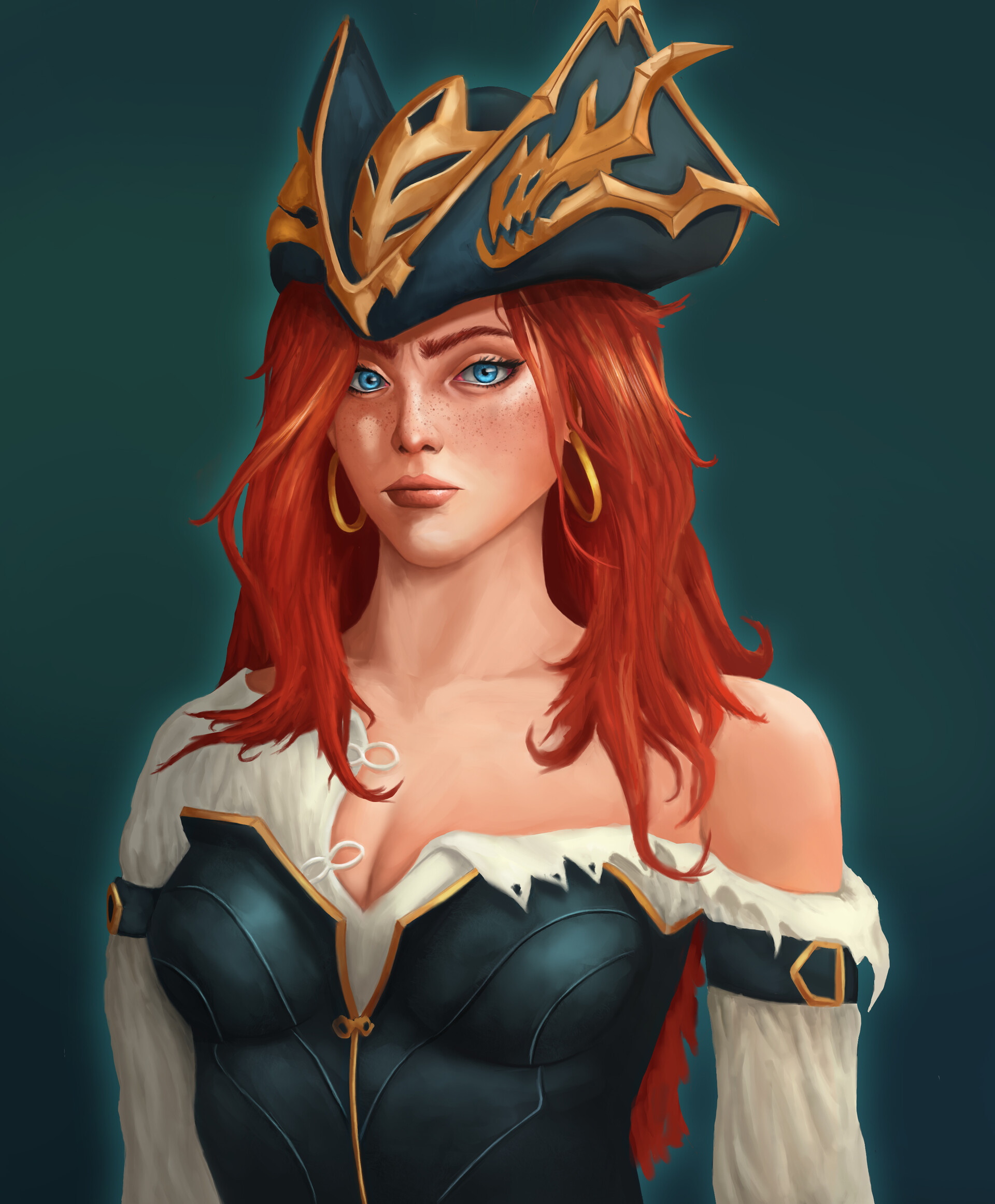Artstation Miss Fortune Fanart Simon Adamek