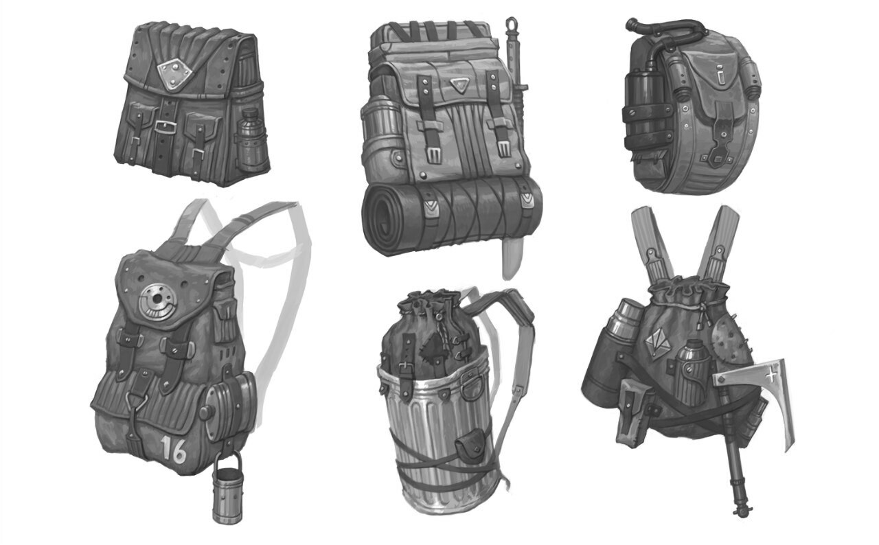 Инвентарь ДНД Concept Art
