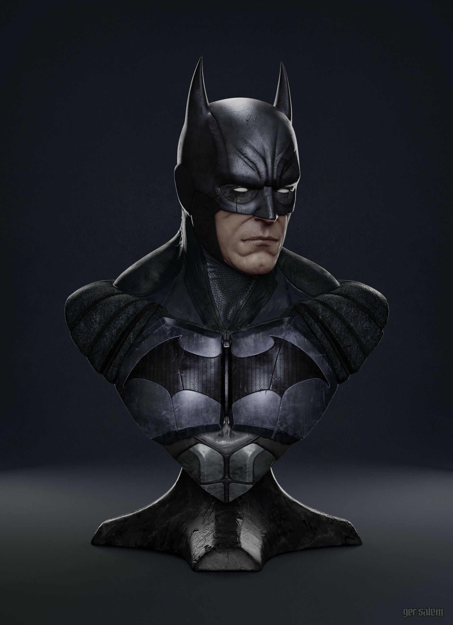 ger salem - Batman Bust Fan Art