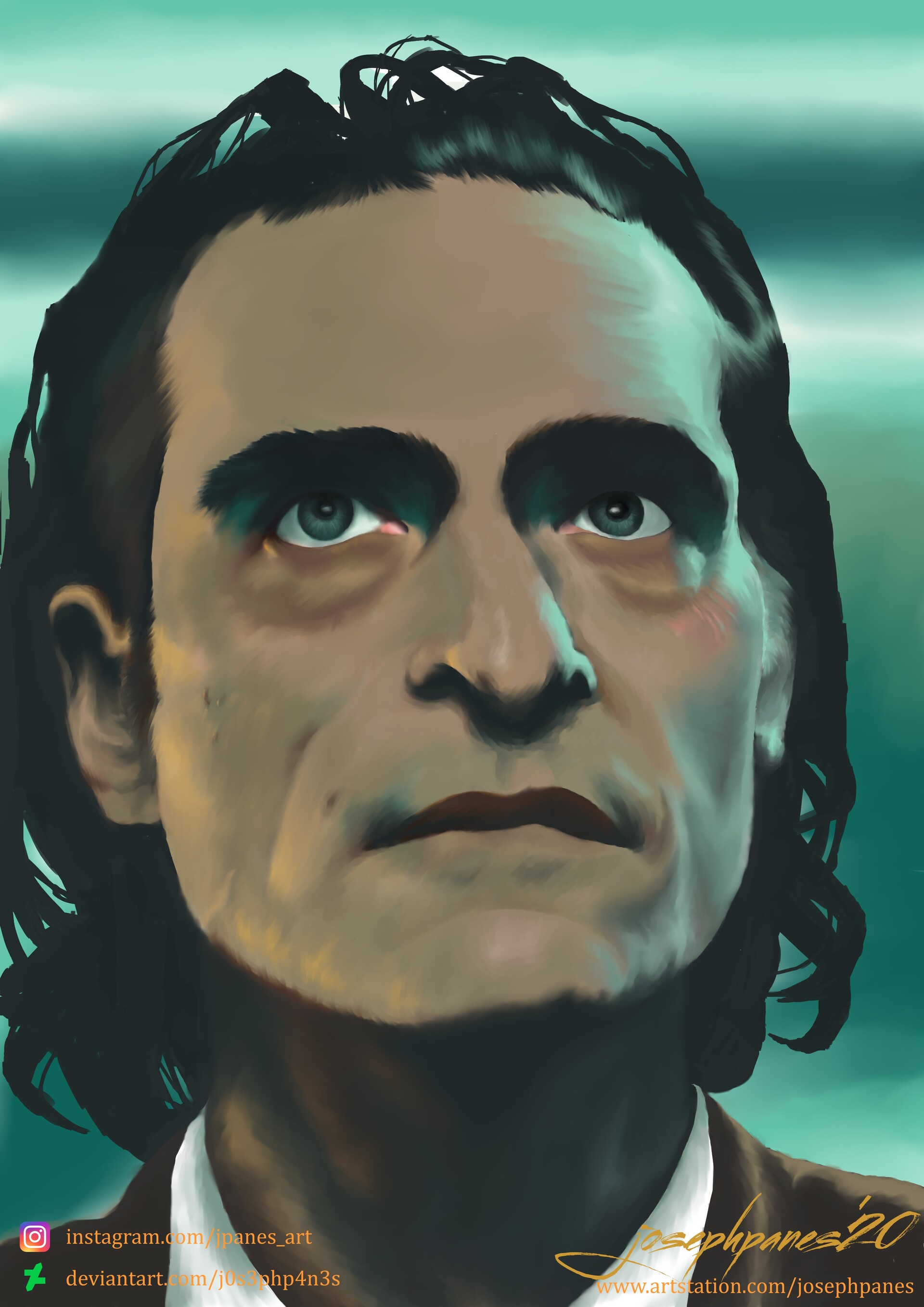 ArtStation Joaquin Phoenix Arthur Fleck JOKER