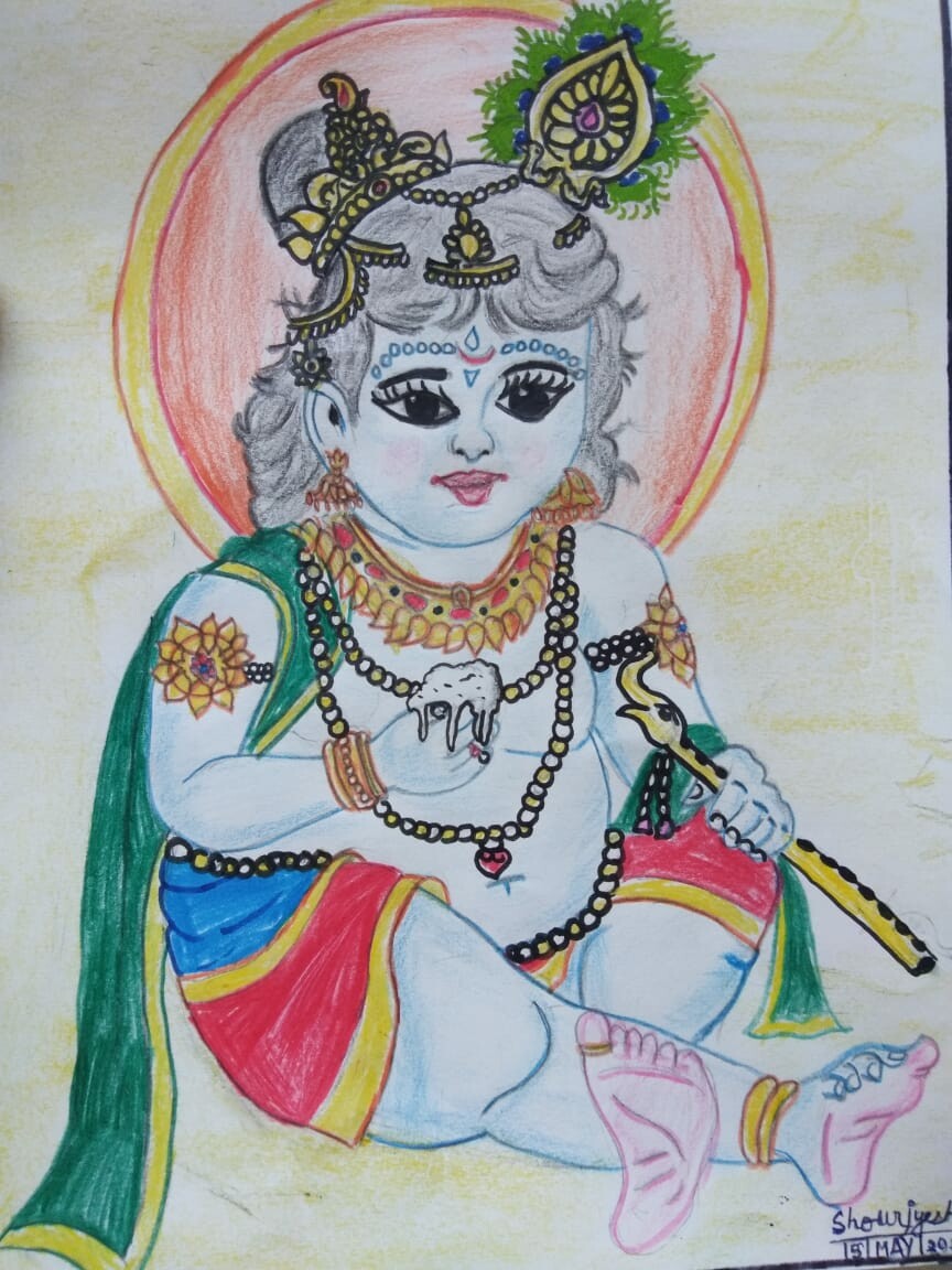 Hare Krishna Hare Krishna Krishna Krishna Hare Hare SHARE ✓ LIKE ✓  COMMENT😎 😍Jai Shree Krishna 😍... 💟 Repo… | Buddha art drawing, Krishna  painting, Krishna art