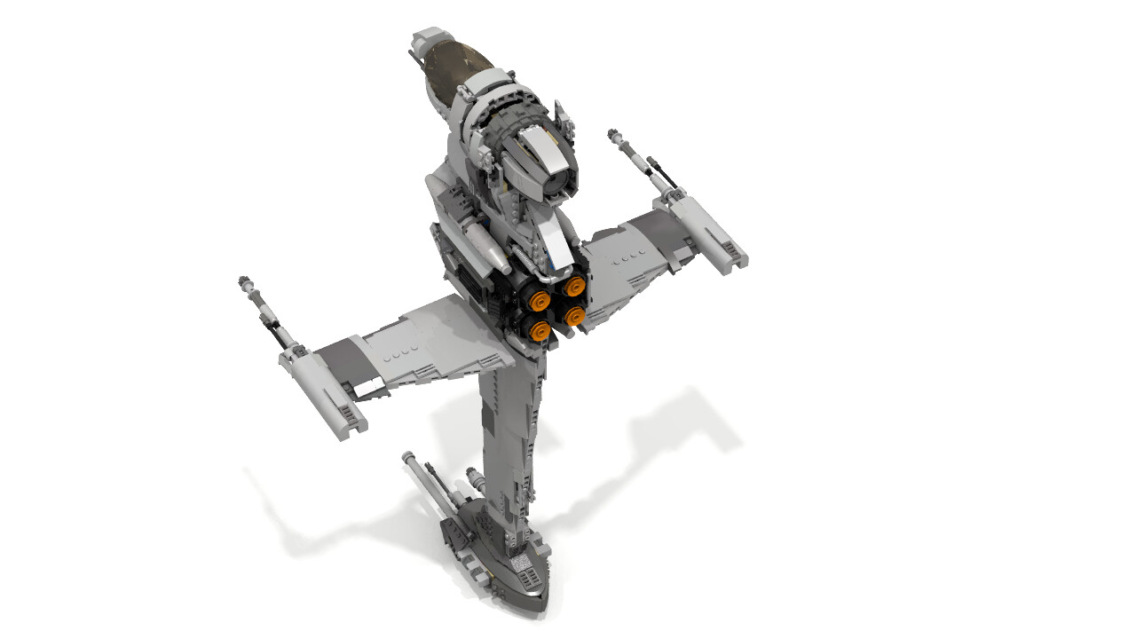 Bourgogne Kunde Habitat ArtStation - B-Wing LEGO Star Wars №10227 -&gt; B-Wing for minifigure
