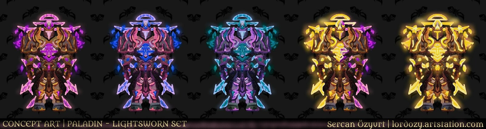 [Fan Art] World of Warcraft - Concept Art Paladin Set