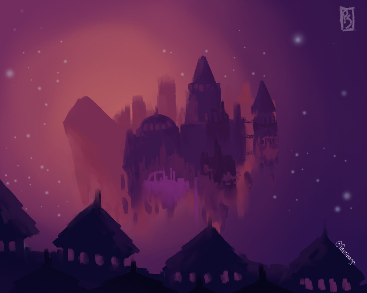 ArtStation Floating City