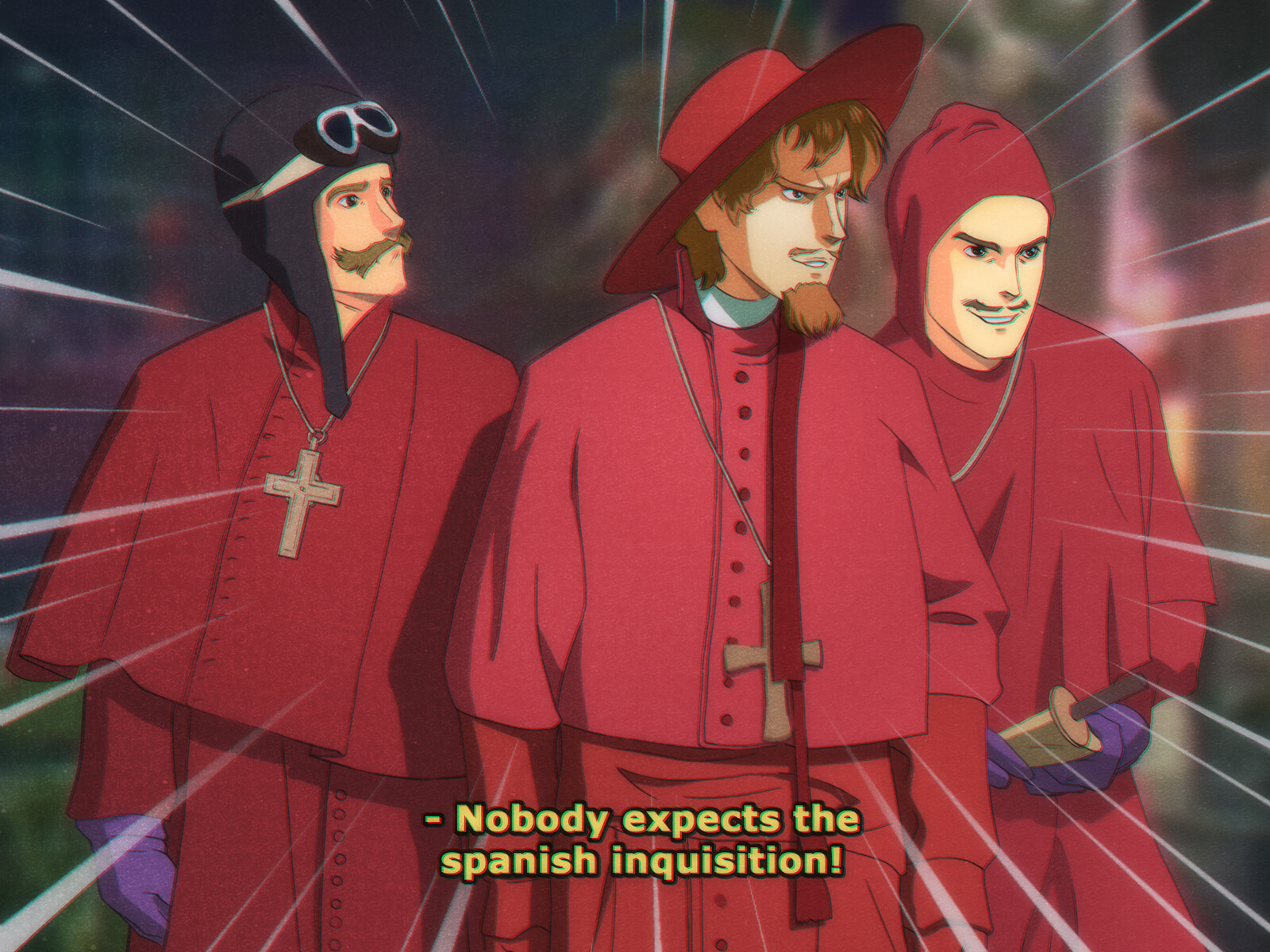 Artstation Nobody Expects The Spanish Inquisition Ezequiel Dominguez What happens when the inquisition threatens to crucify the british? nobody expects the spanish inquisition