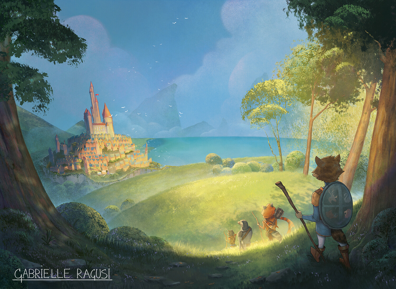 Artstation Fauna Warden Book Cover Gabrielle Ragusi